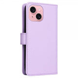 Betopnice iPhone 15 -kotelo irrotettavalla kuorella 005 Violetti