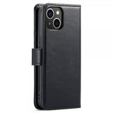 Dg.Ming iPhone 15 Kotelo irrotettavalla kuorella, musta