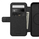 Nomad iPhone 15 Fodral Modern Leather Folio Svart