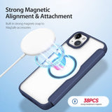 Dux Ducis iPhone 15 Kotelo Skin X Pro Series MagSafe Sininen