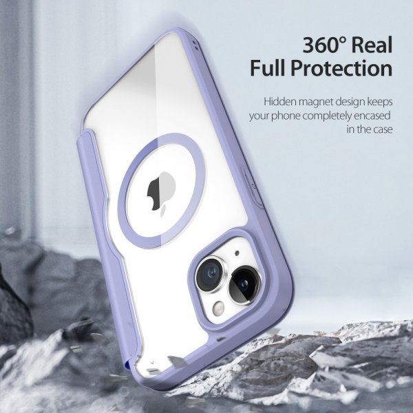 Dux Ducis iPhone 15 -kotelo Skin X Pro Series MagSafe, violetti