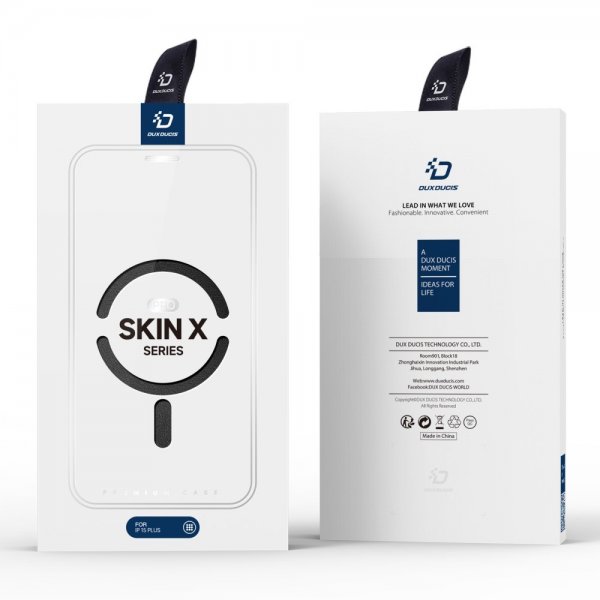 Dux Ducis iPhone 15 -kotelo Skin X Pro Series MagSafe, musta