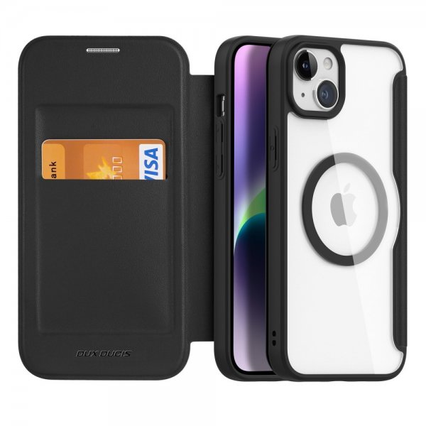 Dux Ducis iPhone 15 -kotelo Skin X Pro Series MagSafe, musta