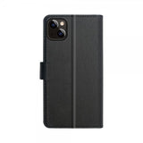 Xqisit iPhone 15 -kotelo Slim Wallet Selection Musta