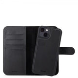holdit iPhone 15 Kotelo Wallet Case Magnet Plus Musta