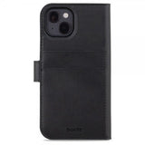 holdit iPhone 15 Kotelo Wallet Case Magnet Plus Musta
