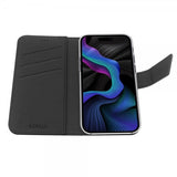 Celly iPhone 15 Suojakotelo Wally Wallet Case Musta