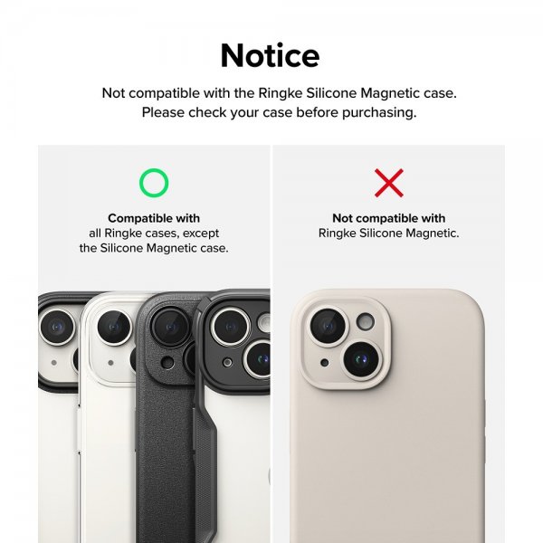 Ringke iPhone 15/iPhone 15 Plus kamerasuojus Camera Lens Frame