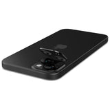 Spigen iPhone 14/15/14 Plus/15 Plus Kameran suojalasi.tR Optik Musta 2 kpl