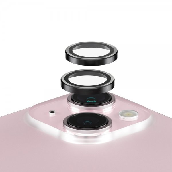PanzerGlass iPhone 15/iPhone 15 Plus -kameransuoja Hoops