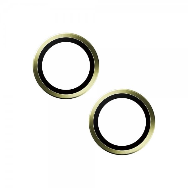 PanzerGlass iPhone 15/iPhone 15 Plus kamerasuojat Hoops keltainen
