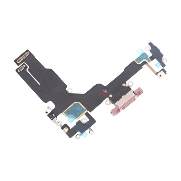 iPhone 15 -latausliitin ja flex-kaapeli - Vaaleanpunainen