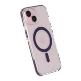 iPhone 15 -iskunkestävä MagSafe-kuori, violetti
