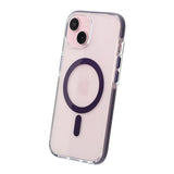 iPhone 15 -iskunkestävä MagSafe-kuori, violetti
