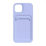 iPhone 15 Kuoret Korttipidike Violetti