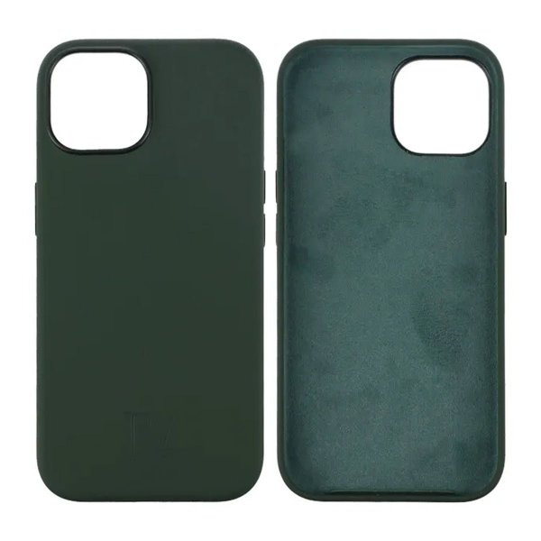 Rvelon iPhone 15 Silikonikuori Vihreä