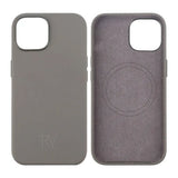 Rvelon iPhone 15 Silikonikuori MagSafe Harmaa