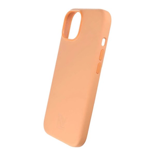 Rvelon iPhone 15 Silikonikuori MagSafe Keltainen