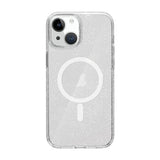 iPhone 15 Kuori Glitter MagSafe Läpinäkyvä