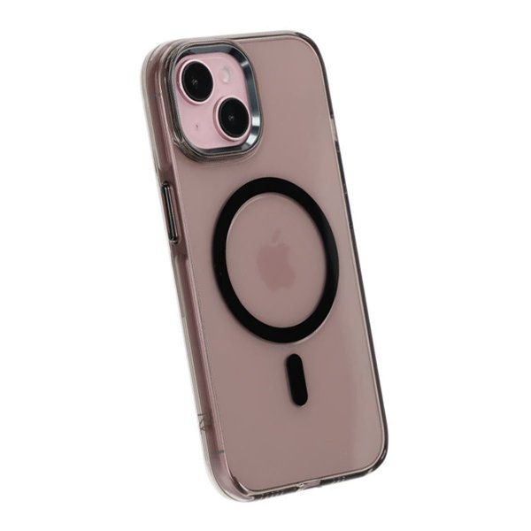 Rvelon iPhone 15 Kuori TPU MagSafe Musta
