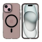 Rvelon iPhone 15 Kuori TPU MagSafe Musta