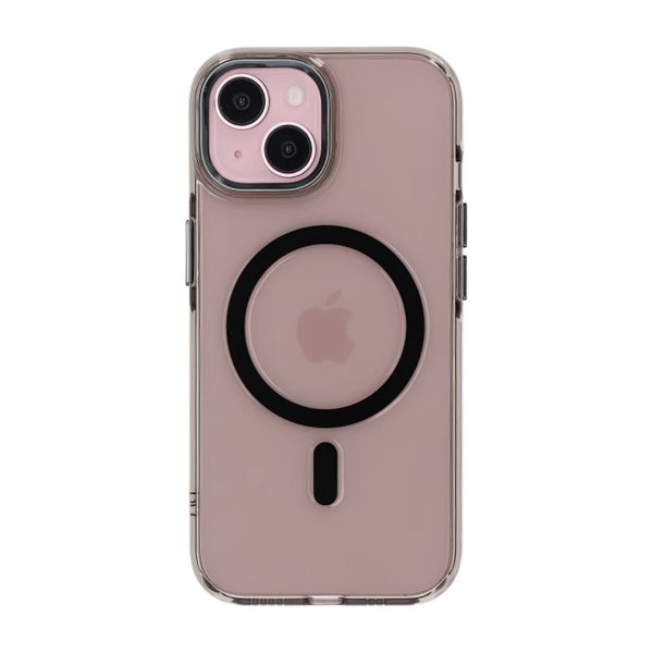 Rvelon iPhone 15 Kuori TPU MagSafe Musta
