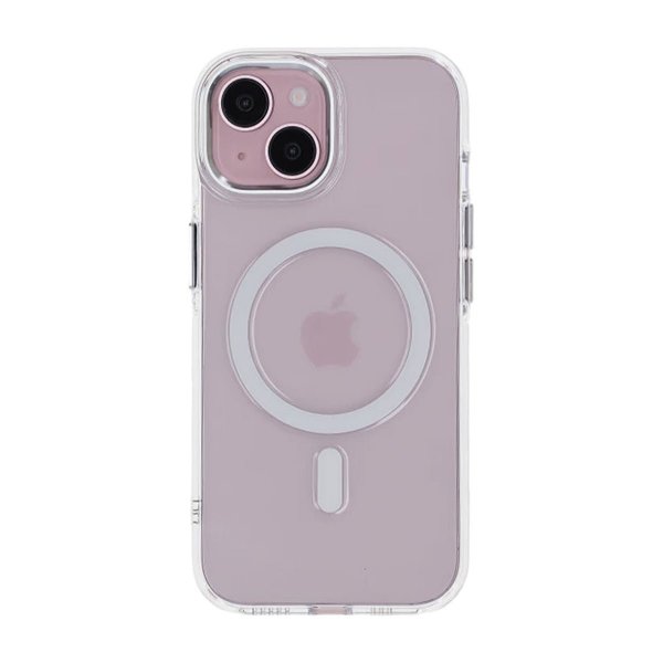 Rvelon iPhone 15 Kuori TPU MagSafe Läpinäkyvä