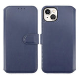 Rvelon iPhone 15 Kotelo Aitoa Nahkaa Sininen