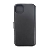 Rvelon iPhone 15 Kotelo Aito Nahka Musta