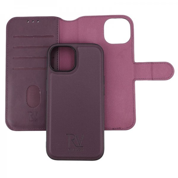 Rvelon iPhone 15 magneettinen irrotettava kuori violetti