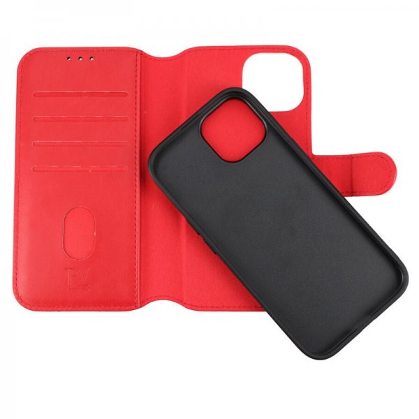 Rvelon iPhone 15 Kotelo Magneettisesti Irrotettava Kuori Punainen