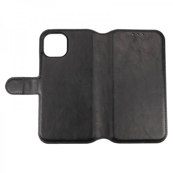 Rvelon iPhone 15 Kotelo Magneettisesti Irrotettava Kuori Musta