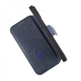 Rvelon iPhone 15 -kotelo, 4 korttipaikkaa, MagSafe, sininen