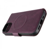 Rvelon iPhone 15 -kotelo 4 korttipaikkaa MagSafe violetti