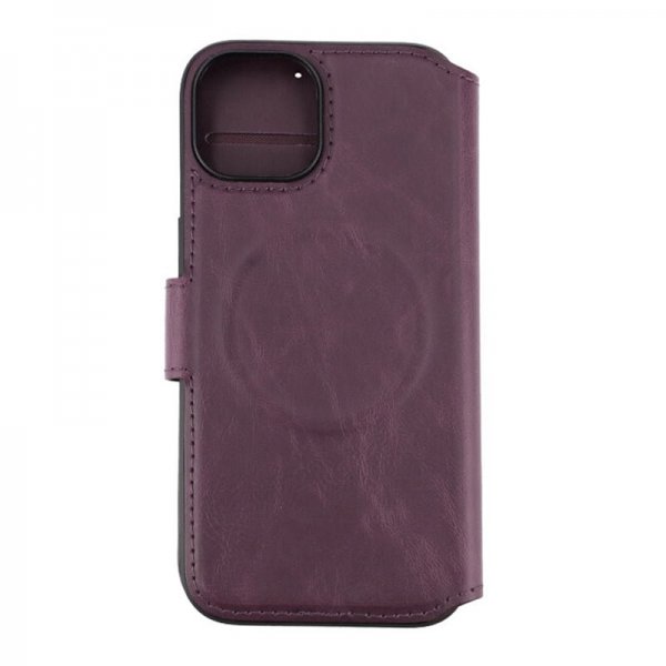 Rvelon iPhone 15 -kotelo 4 korttipaikkaa MagSafe violetti