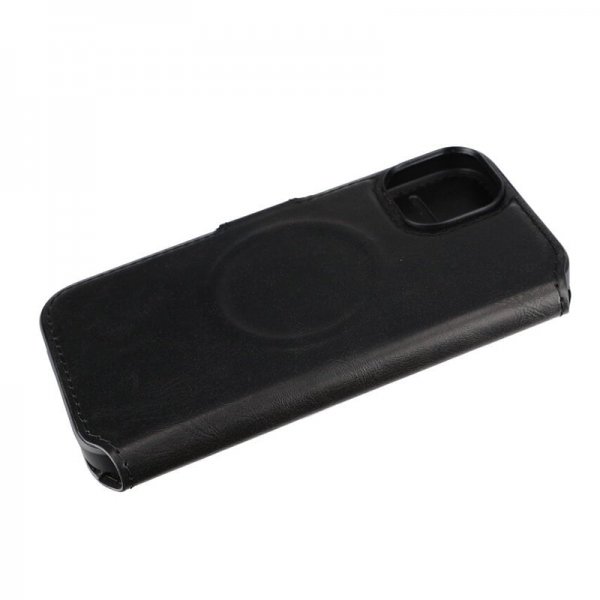 Rvelon iPhone 15 Kotelo 4 korttipaikkaa MagSafe Musta