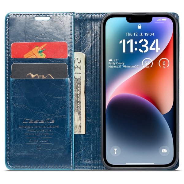 CaseMe iPhone 15 Plus -kotelo 003 Series Petrol