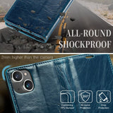 CaseMe iPhone 15 Plus -kotelo 003 Series Petrol