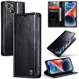 CaseMe iPhone 15 Plus Suojakotelo 003 Series Musta