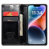 CaseMe iPhone 15 Plus Suojakotelo 003 Series Musta