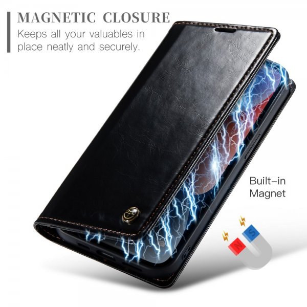 CaseMe iPhone 15 Plus Suojakotelo 003 Series Musta