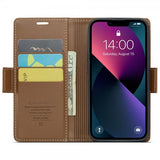 CaseMe iPhone 15 Plus Suojakotelo 023 Sarja Ruskea