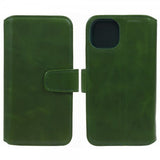 Nordic Covers iPhone 15 Plus Essential Leather -suojakuori, Juniper Green