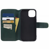 Nordic Covers iPhone 15 Plus Essential Leather -suojakuori, Juniper Green