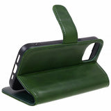 Nordic Covers iPhone 15 Plus Essential Leather -suojakuori, Juniper Green