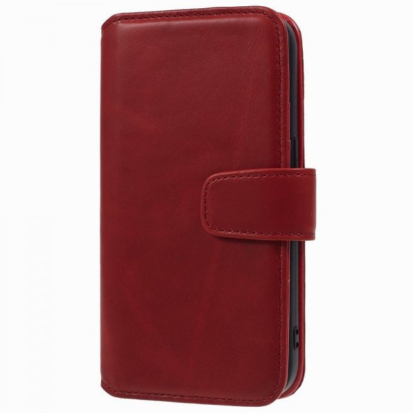 Nordic Covers iPhone 15 Plus Essential Leather -suojakotelo, Poppy Red