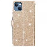 iPhone 15 Plus Suojakuori Glitter Kulta