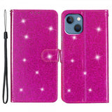 iPhone 15 Plus Suojakuori Glitter Magenta