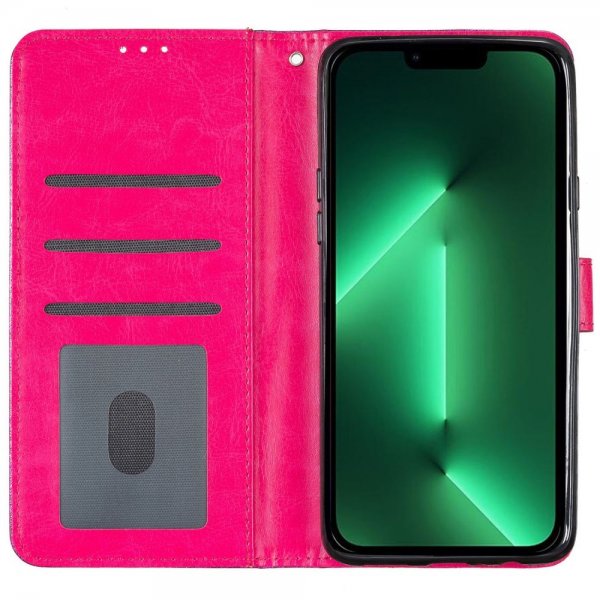 iPhone 15 Plus Suojakuori Glitter Magenta