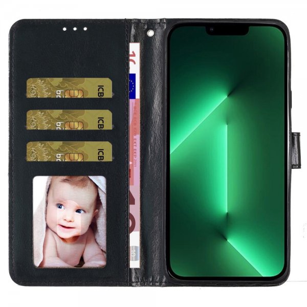iPhone 15 Plus Suojakuori Glitter Musta